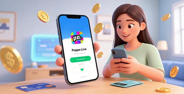 Step-by-step visual guide for fast and secure Poppo coin recharge online.